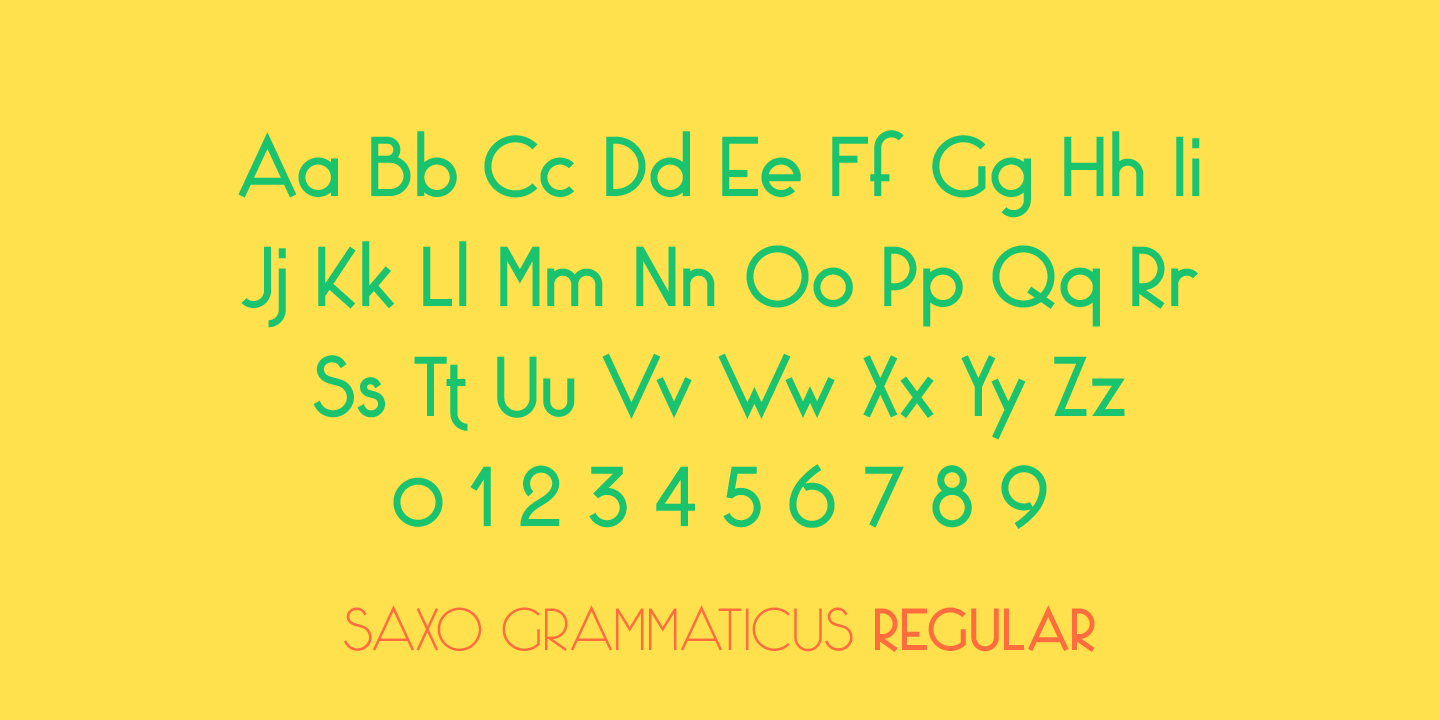 Przykładowa czcionka Saxo Grammaticus #7